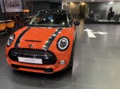 Bán xe Mini Cooper S 5 cửa 2018, màu cam nhập khẩu nguyên chiếc - Ưu đãi 50% phí trước bạ