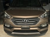 Cần bán Hyundai Santa Fe 2.4 4WD sản xuất 2017, màu nâu