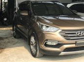 Cần bán Hyundai Santa Fe 2.4 4WD sản xuất 2017, màu nâu