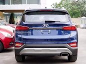 Bán ô tô Hyundai Santa Fe 2.4L HTRAC đời 2019, màu xanh lam, mới 100%