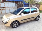 Bán Hyundai Getz 1.1MT đời 2008, màu vàng, ghế da trần nỉ theo xe, vô lăng gật gù, túi khí an toàn