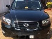 Bán xe Hyundai Santa Fe SLX sản xuất 2009, màu đen xe gia đình