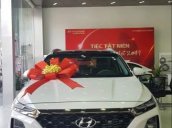 Bán xe Hyundai Santa Fe đời 2019, màu trắng