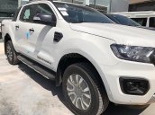 Bán Ford Ranger Wildtrak màu trắng, giao ngay, khuyến mãi lớn