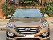 Bán xe Hyundai Santa Fe 2.4L 4WD sản xuất năm 2017, màu nâu