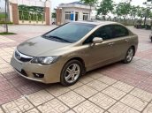 Cần bán xe Honda Civic 2009 số tự động, 1.8 full option, màu vàng cát