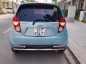 Bán ô tô Chevrolet Spark sản xuất 2016, màu xanh lam còn mới  