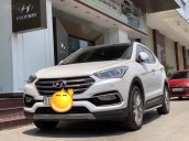 Bán xe Hyundai Santa Fe 2017, màu trắng