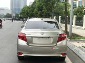 Bán xe Toyota Vios E CVT 2017, màu vàng, tại Hà Nội