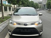 Bán xe Toyota Vios E CVT 2017, màu vàng, tại Hà Nội