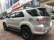 Bán Toyota Fortuner 2015, số tự động, 1 cầu, màu bạc