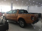 Bán xe Ford Ranger Wildtrak Bi Turbo 4x4, màu cam, nhập khẩu, giao ngay