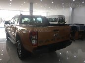 Bán xe Ford Ranger Wildtrak Bi Turbo 4x4, màu cam, nhập khẩu, giao ngay