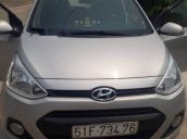 Bán lại xe Hyundai Grand i10 sản xuất năm 2015, màu bạc, xe nhập còn mới