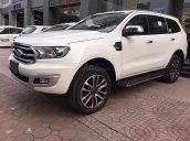 Bán Ford Everest Titanium 2.0L 4x2 AT 2018, màu trắng, nhập khẩu