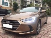 Bán Hyundai Elantra 1.6AT năm 2017, màu nâu chính chủ, 595tr