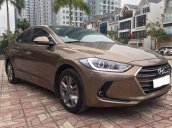 Bán Hyundai Elantra 1.6AT năm 2017, màu nâu chính chủ, 595tr