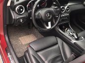 Bán Mercedes C200 sx 2016, model 2017, số tự động, máy xăng, màu đỏ, nội thất màu đen