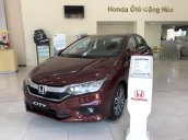 Xe ô tô Honda City Top 2019 - màu đỏ lịch lãm - có sẵn giao ngay kèm KM lớn tháng 6- Xem ngay