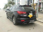 Cần bán Hyundai Santa Fe đời 2012, màu đen, nhập khẩu xe gia đình