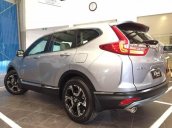 Bán xe ô tô Honda CR-V bản L, màu bạc giao ngay, tặng full options trong tháng