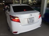 Bán xe Toyota Vios 1.5E CVT 2017, màu trắng số tự động, giá chỉ 505 triệu 