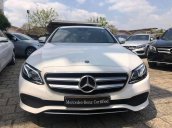 Bán xe Mercedes E250 trắng nội thất đen model 2018, chính hãng, hỗ trợ trả góp ưu đãi - Đủ màu lựa chọn và giao ngay