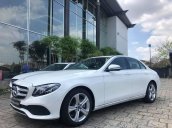 Bán xe Mercedes E250 trắng nội thất đen model 2018, chính hãng, hỗ trợ trả góp ưu đãi - Đủ màu lựa chọn và giao ngay