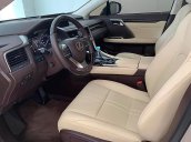Bán xe Lexus RX 350L 2018, số tự động, máy xăng, màu vàng cát, nội thất màu kem