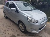 Bán ô tô Mitsubishi Mirage đời 2015, màu bạc, máy zin 100%