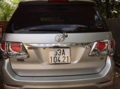 Cần bán Toyota Fortuner sản xuất năm 2014, màu bạc