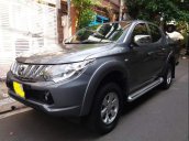 Cần bán xe Mitsubishi Triton năm 2017, màu xám, nhập khẩu số tự động 