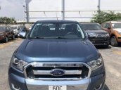 Bán Ford Ranger XLT đời 2017, màu xanh, nhập khẩu