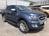 Bán Ford Ranger XLT đời 2017, màu xanh, nhập khẩu