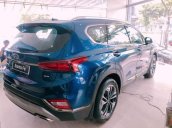 Bán Hyundai Santa Fe sản xuất 2019, màu xanh lam, xe nhập