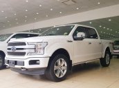 Bán Ford F150 Platinum nhập Mỹ màu trắng, nội thất đen, sản xuất 2018 xe mới 100%