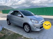 Bán Mitsubishi Mirage đời 2014, màu bạc, xe nhập  