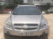 Cần bán gấp Chevrolet Captiva đời 2008, màu bạc xe gia đình