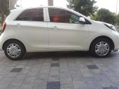 Bán xe Kia Morning Sx 2015, số tay, máy xăng, màu trắng, nội thất màu ghi