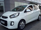 Bán xe Kia Morning Sx 2015, số tay, máy xăng, màu trắng, nội thất màu ghi