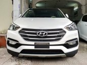 Bán Hyundai Santa Fe full dầu 4W đời 2017, màu trắng