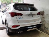 Bán Hyundai Santa Fe full dầu 4W đời 2017, màu trắng