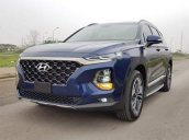 Bán xe Hyundai Santa Fe đời 2019, màu xanh lam