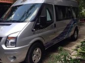 Bán Ford Transit đời 2016, màu bạc, xe trùm mền, chỉ chở gia đình, không chạy khách