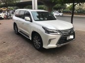 Bán Lexus LX570 xuất Mỹ màu trắng, nội thất nâu model 2016 siêu đẹp như xe mới, đi chuẩn 1 vạn 6 km