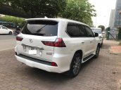 Bán Lexus LX570 xuất Mỹ màu trắng, nội thất nâu model 2016 siêu đẹp như xe mới, đi chuẩn 1 vạn 6 km