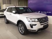 Bán Ford Explorer 2019, xe giao ngay, màu trắng, nội thất màu đen, nhập khẩu