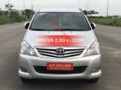 Bán Toyota Innova 2.0G 2009, màu bạc, biển 5 số