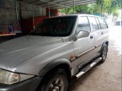 Bán Ssangyong Musso đời 2002, màu bạc, giá tốt