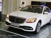 Bán Mercedes S450 Luxury 2019, màu trắng, hỗ trợ vay 80%, khuyến mãi cực khủng